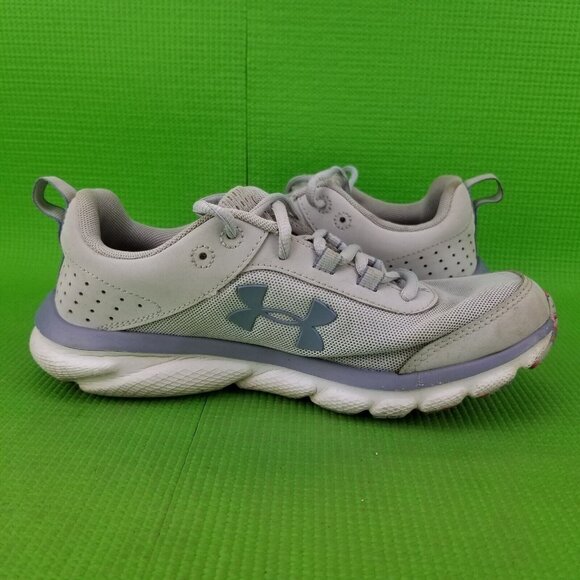 ✅Under Armour Charged Assert Womens 7.5 Grey Athletic Running Shoes/Sneakers - Picture 10 of 11